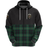 MacAulay Hunting Ancient Clan Half Of Tartan Zipper Hoodie